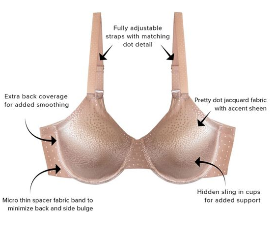WACOAL Back Appeal Underwire Bra (#855303)