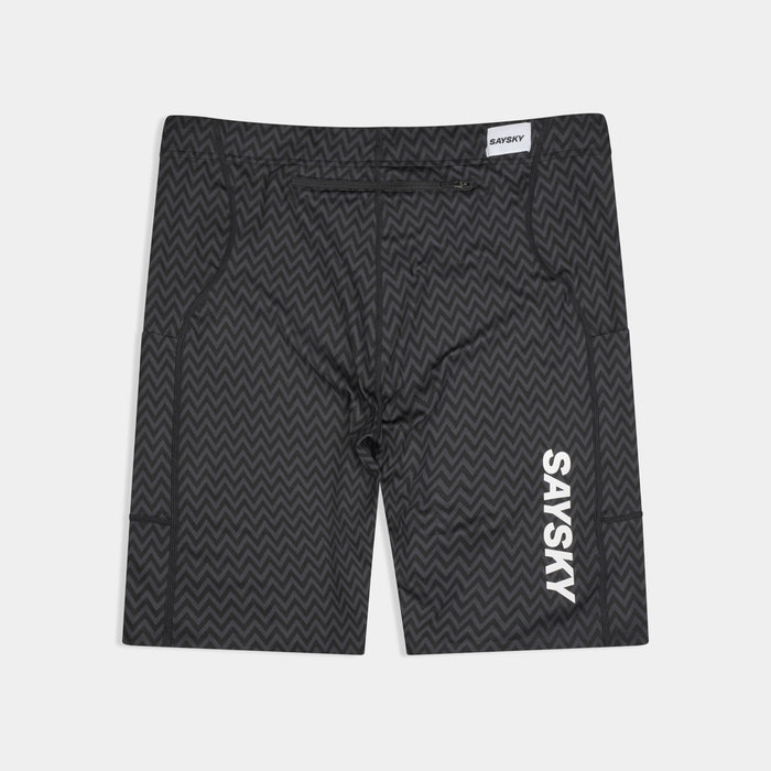 Saysky Zig Zag Combat+ Short Tights 9\" Black Zig Zag 1062 SM55006