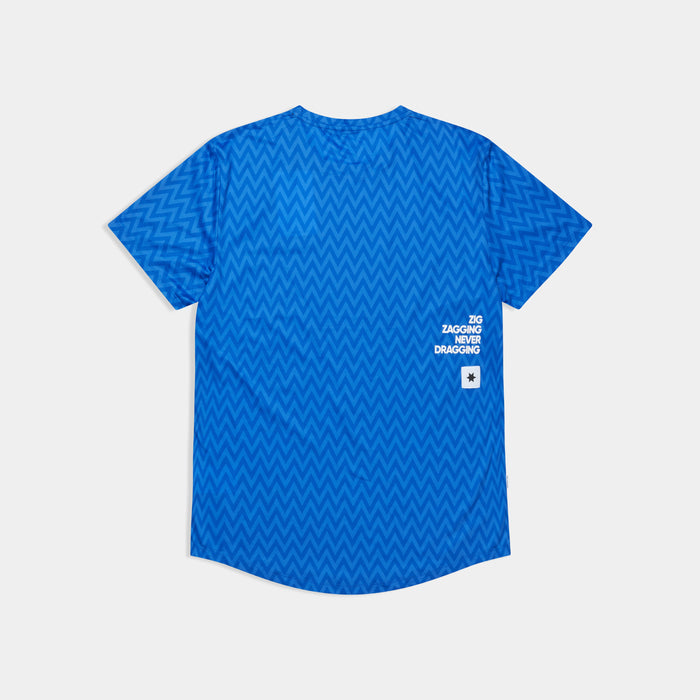 Saysky Zig Zag Combat T-Shirt Blue Zig Zag 1063 SM25026