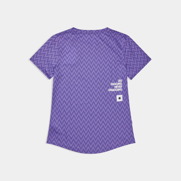 Saysky Zig Zag Combat T-Shirt Purple Zig Zag 1061 SW25012
