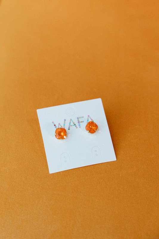10MM Stud Earrings in Amber Sunset - Macoma Boutique310 Accessories/Jewelry