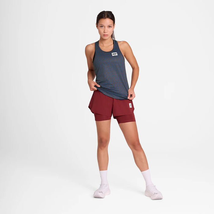 Saysky 2 in 1 Pace Shorts 3'' Red 509 SW40002
