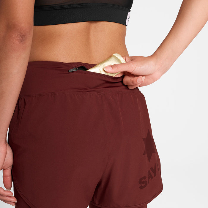 Saysky 2 in 1 Pace Shorts 3'' Red 509 SW40002