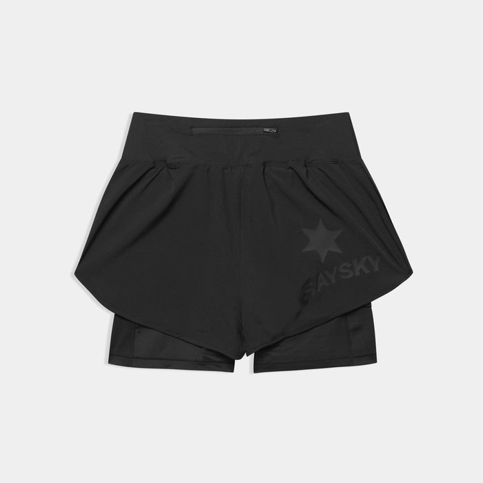 Saysky 2 in 1 Pace Shorts 3'' Black 901 SW40002