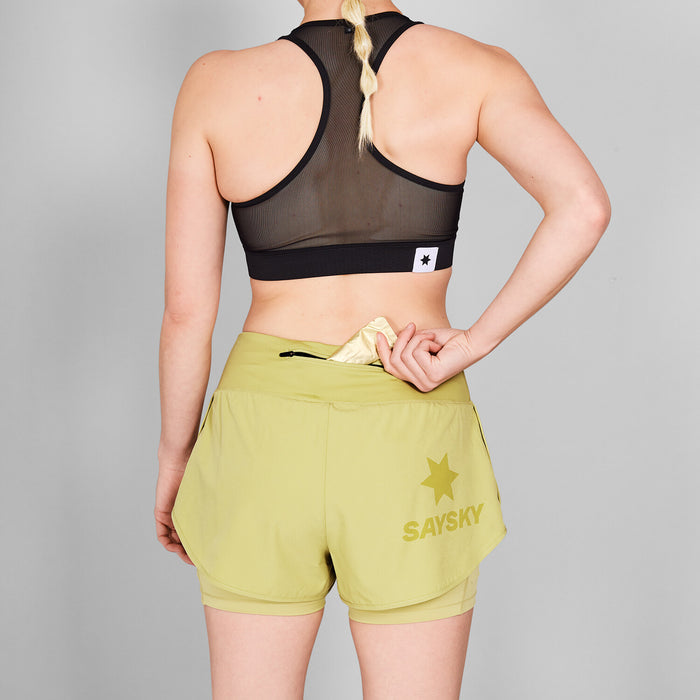 Saysky 2 in 1 Pace Shorts 3'' Green 312 NWRSH23C312