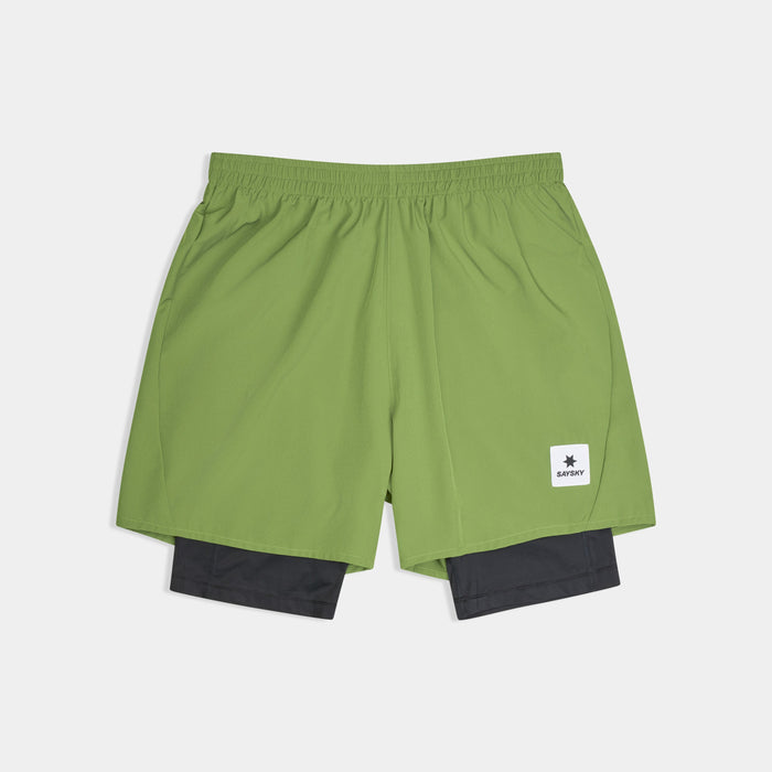 Saysky 2 in 1 Pace Shorts 5'' Green 320 SM40002