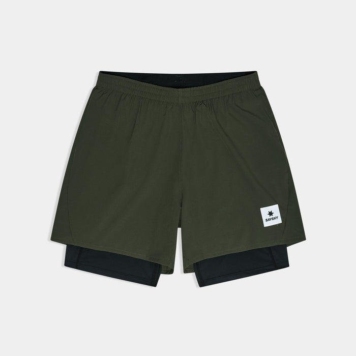 Saysky 2 in 1 Pace Shorts 5'' Green 301 SM40002