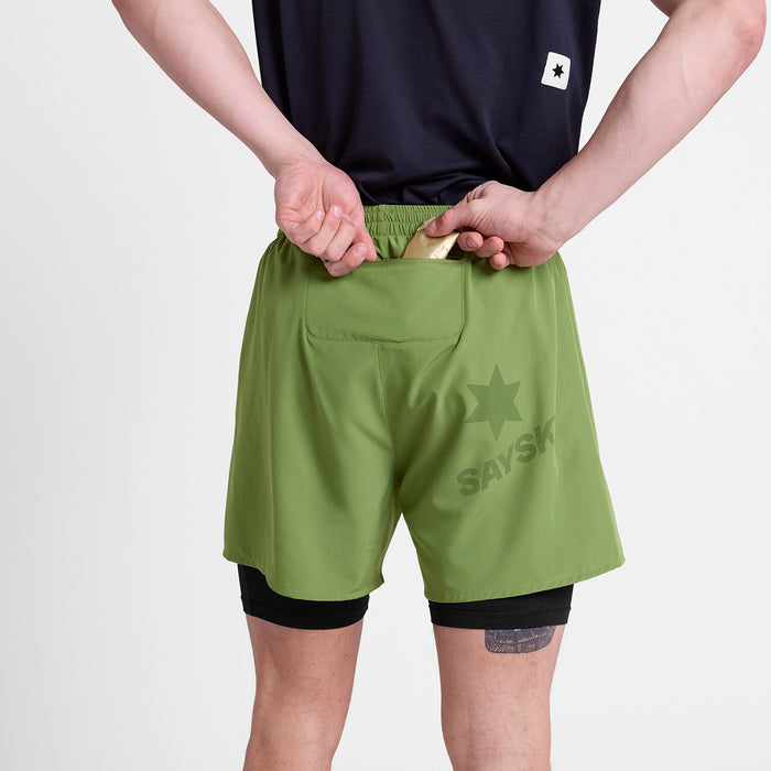 Saysky 2 in 1 Pace Shorts 5'' Green 320 SM40002