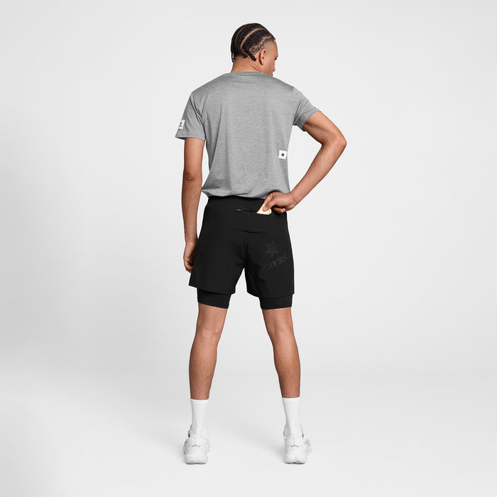 Saysky 2 in 1 Pace Shorts 5'' Black 901 SM40002
