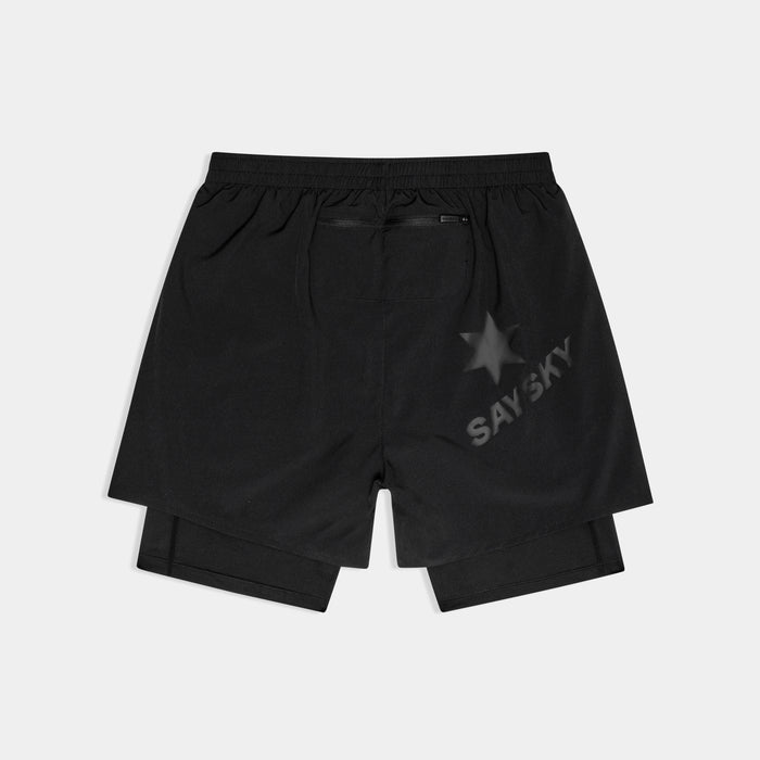 Saysky 2 in 1 Pace Shorts 5'' Black 901 SM40002
