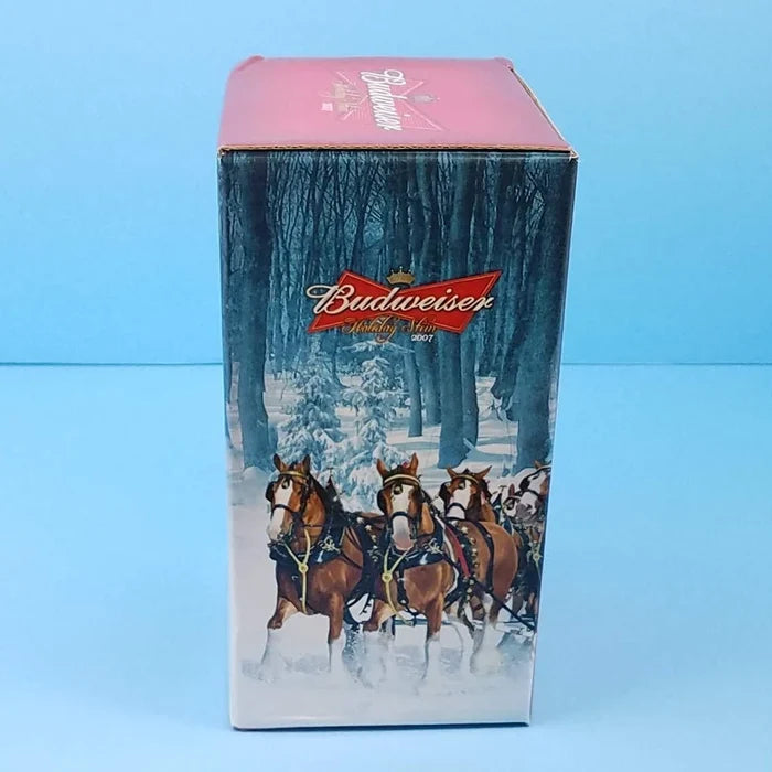 2007 Budweiser Stein Christmas Mug Box & COA Winter's Calm CS678 Ceramarte