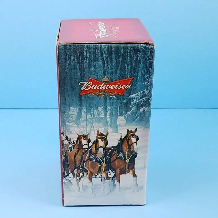 2007 Budweiser Stein Christmas Mug Box & COA Winter's Calm CS678 Ceramarte