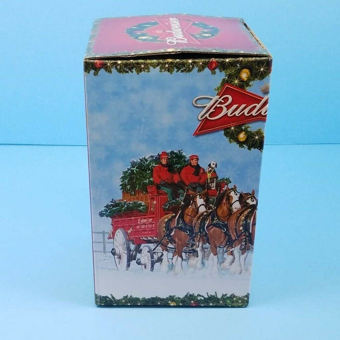 2009 Christmas Budweiser Stein Mug Gift Box and COA A Holiday Tradition CS699