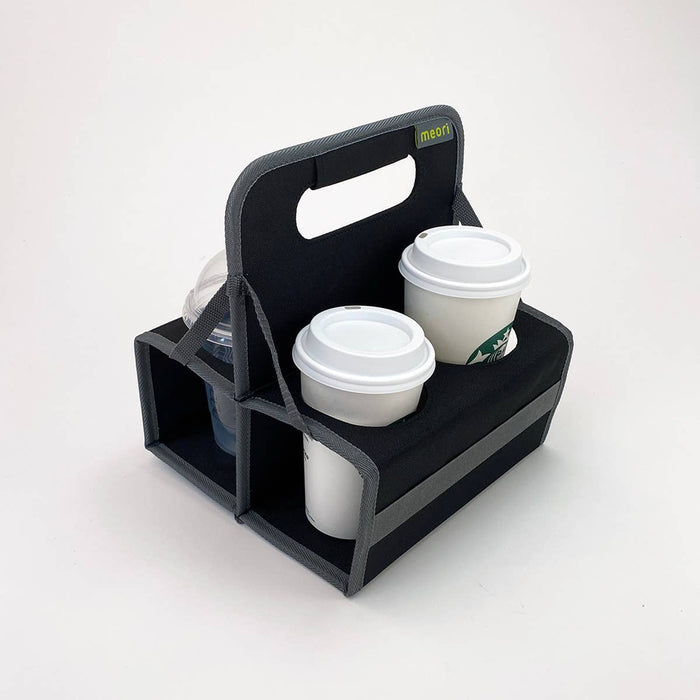 4 Cup Collapsible Reusable Drink Carrier - Marine Blue