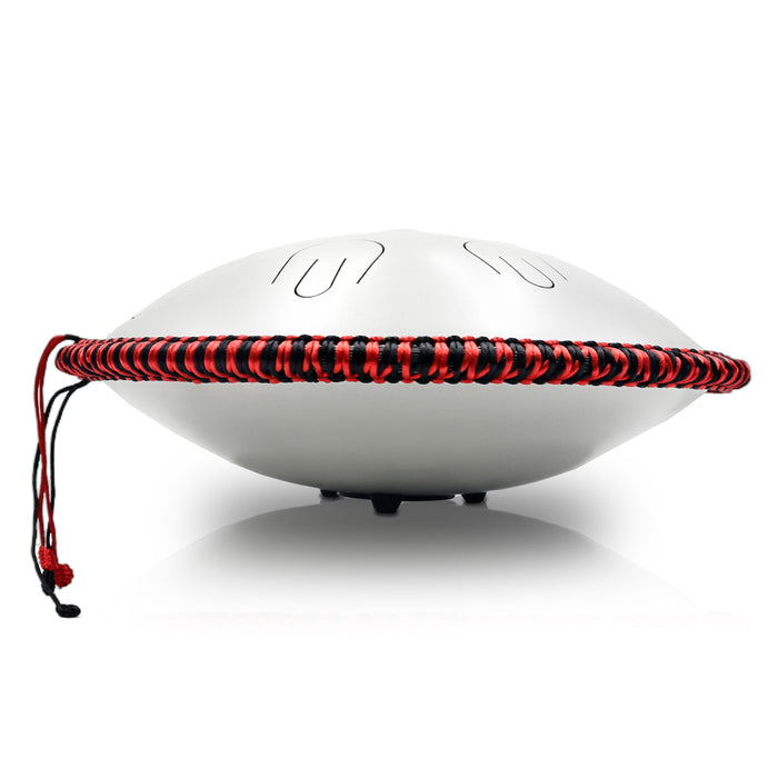 432Hz Mini Handpan - 9 notes 14 inch Copper Steel Tongue Drum Warm and Relaxing Tuning for Beginners