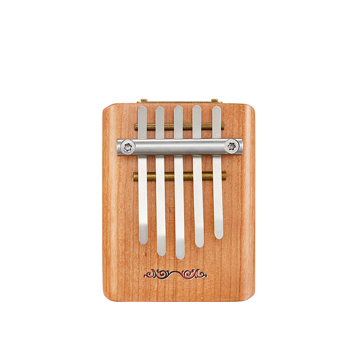 5 Key Mini Kalimba for Music Therapy & Stress Relief | Cherry Wood Soft Tone Hluru