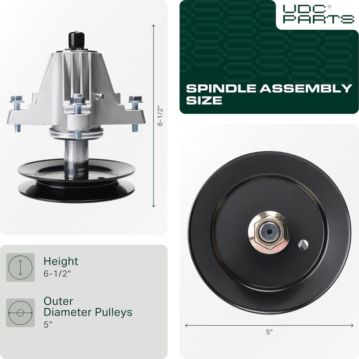 618-06980 Spindle Assembly / 50 inch deck / Replacement for MTD Troy Bilt 918-06980 Cub Cadet RZT-L50 S50KH LX50 S50