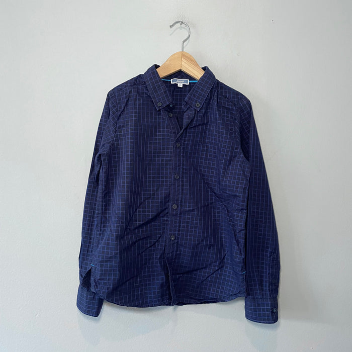 Jacadi / Navy dress shirt / 8Y