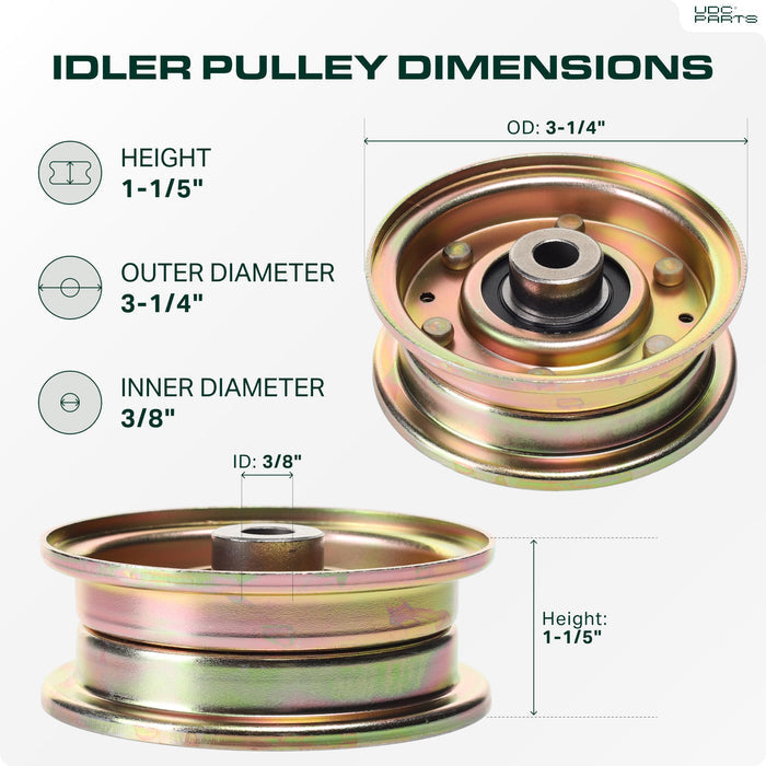 756-04224 Idler Pulley Replacement for MTD Cub Cadet 756-0981A 756-0981 756-0981B 956-0981 GT2150 GT5024 GT5025