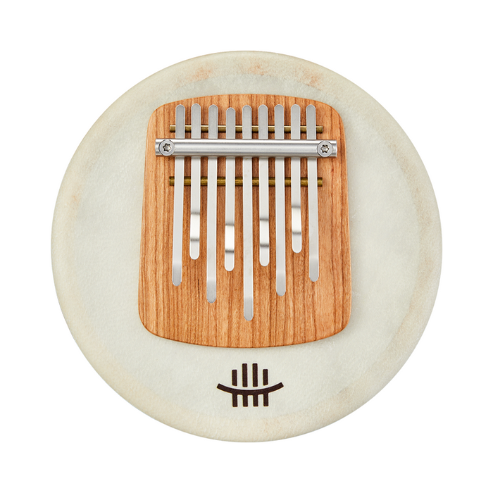 9 Key Goat Skin Kalimba for Spiritual Practice | Drum Resonance & Primitive Tone Hluru