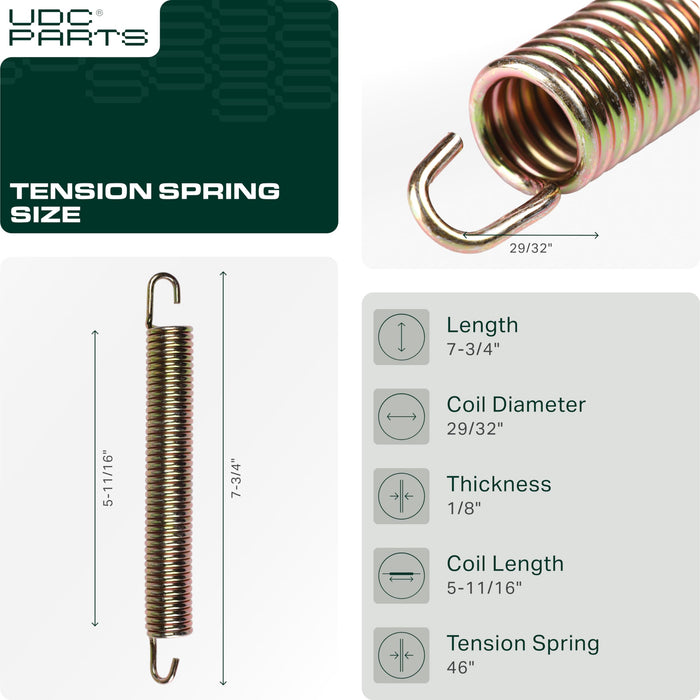 932-0594A Tension Spring Replacement for MTD Troy Bilt White Huskee Cub Cadet 732-0594A 732-0594 932-0594