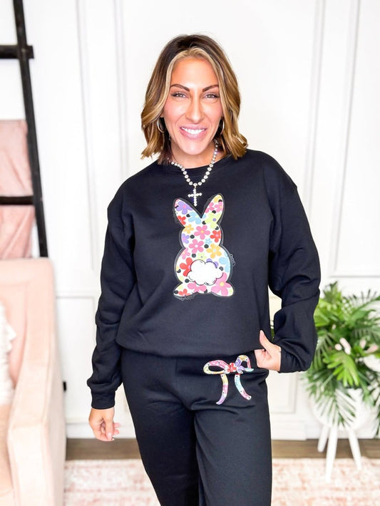 A Floral Easter Graphic Pullover - FINAL SALE - Macoma Boutique555 Presales