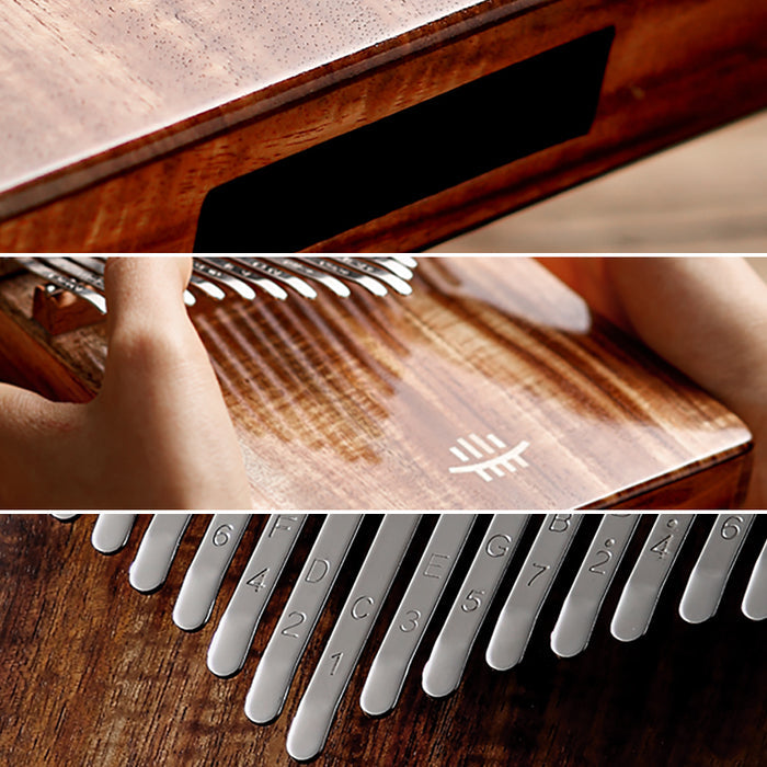 Acacia Kalimba 17/21 Key | Pro Tone & Bottom Sound Hole Hluru