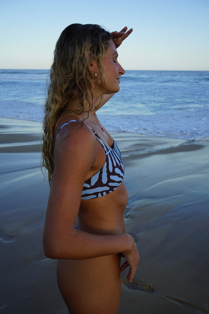 Active Swim Bralette Coral Sea