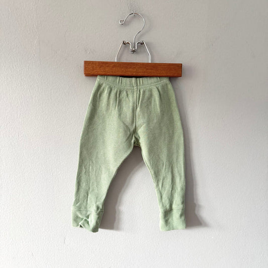 Alana / Green waffle bottom / 68(3-6M)