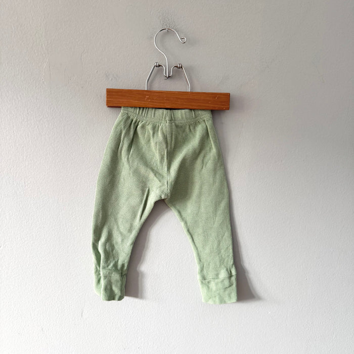 Alana / Green waffle bottom / 68(3-6M)