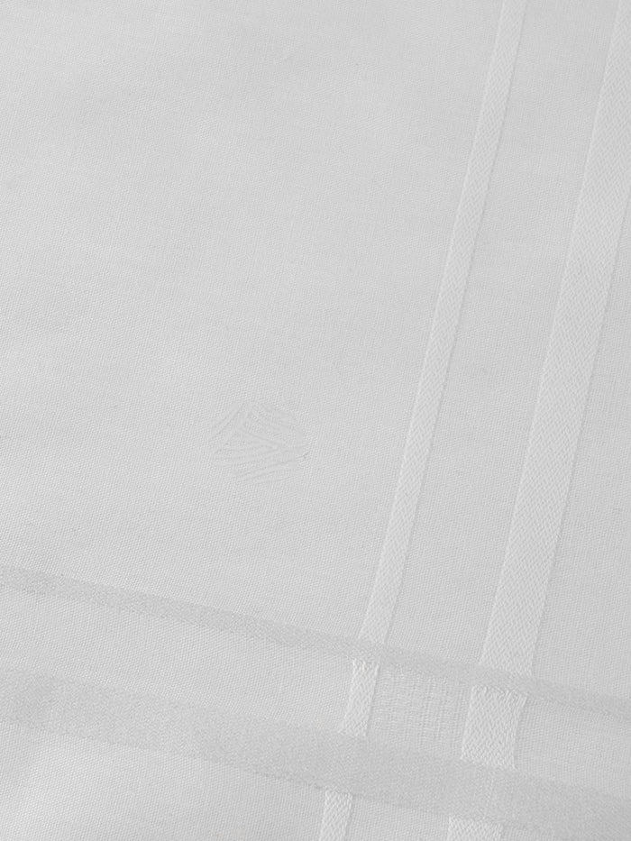 Alpine White 100% Cotton Handkerchief