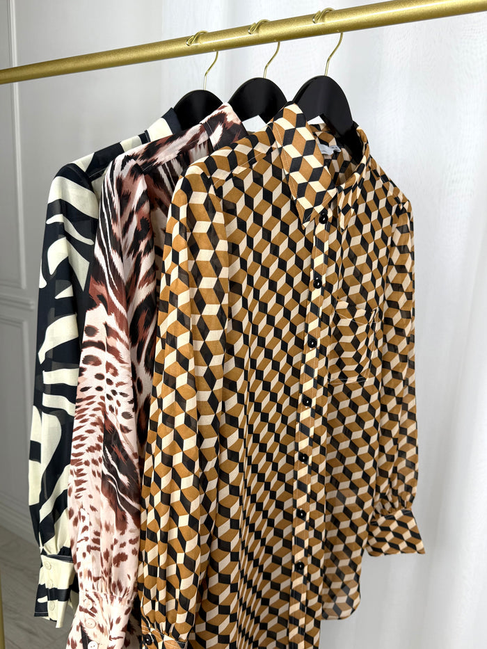 AMALFI - Blouse (Animal Print)