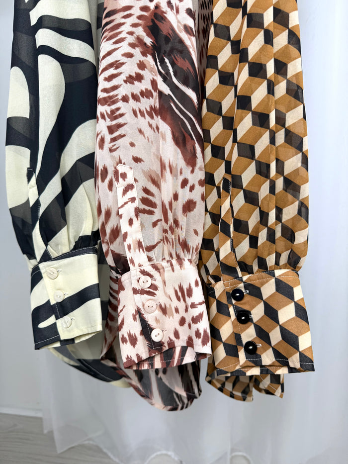 AMALFI - Blouse (Animal Print)