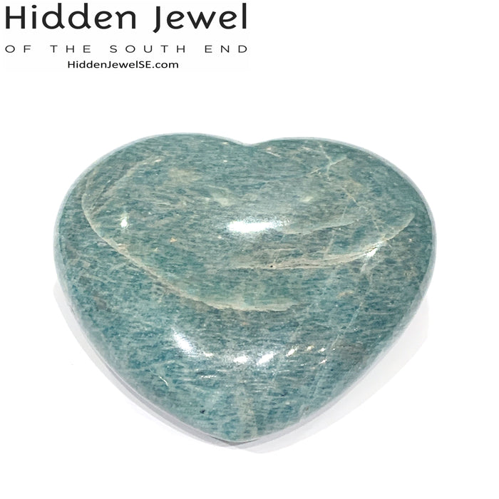 Amazonite gemstones hearts