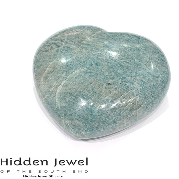 Amazonite gemstones hearts