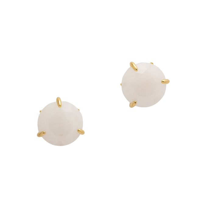 AQUA EARRINGS - WHITE QUARTZ