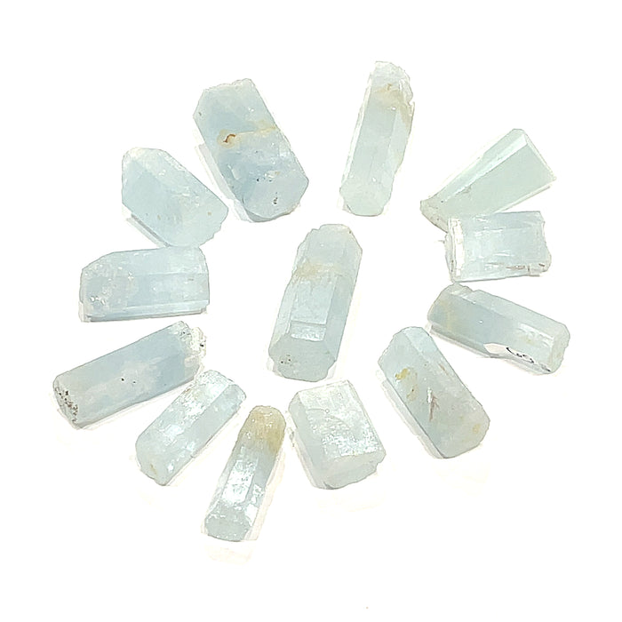 Aquamarine Raw Gemstones, collectors piece