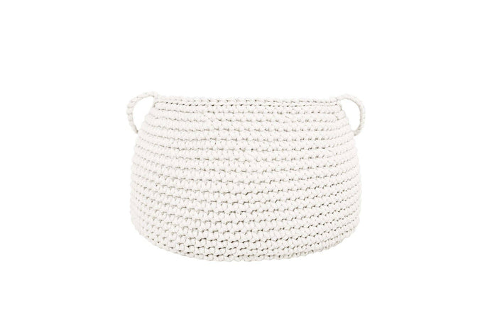 BA - Medium cotton basket IVORY