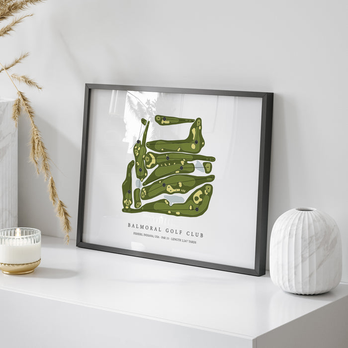 Balmoral Golf Club | Golf Course Map | On Table