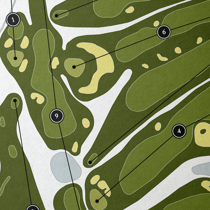 Balmoral Golf Club | Golf Course Map | Close Up