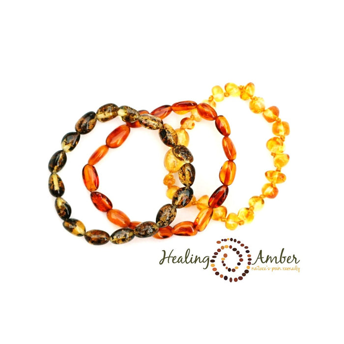 Baltic Amber Bracelet/Anklet - 5.5"