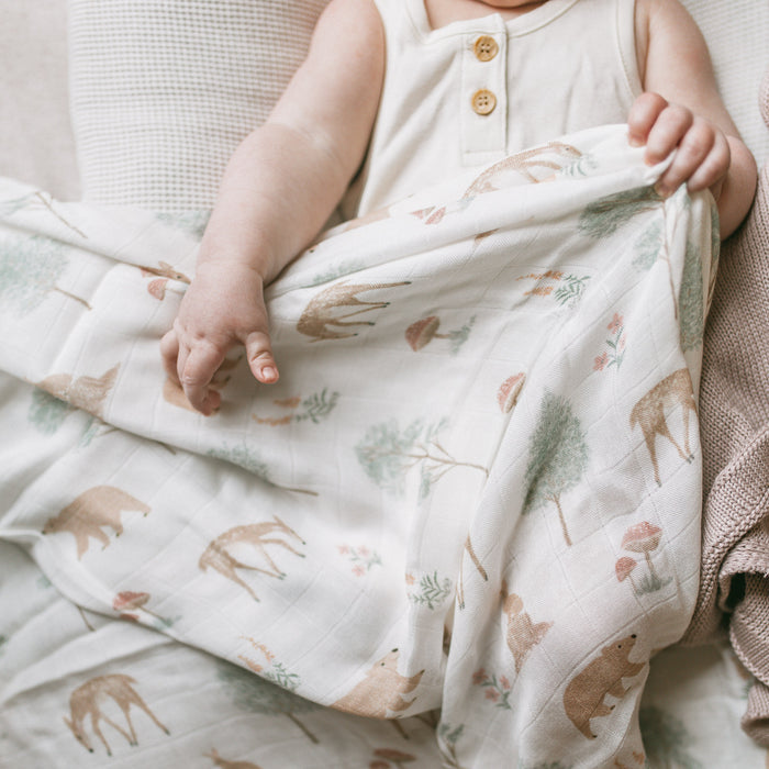 Bamboo Swaddle - Forest Animal