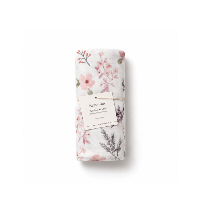 Bamboo Swaddle - Gentle Blossoms