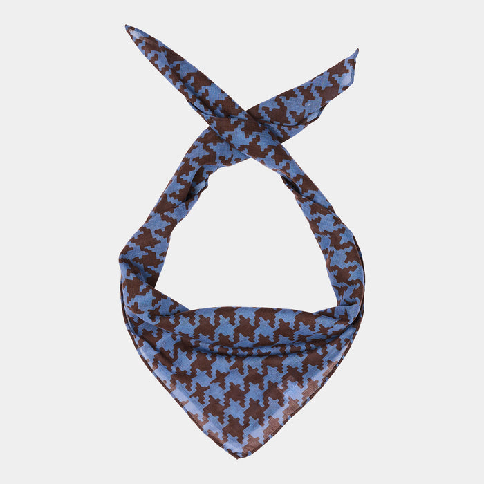 Saysky Bandana Blue Houndstooth 1047 OUASC101C1047