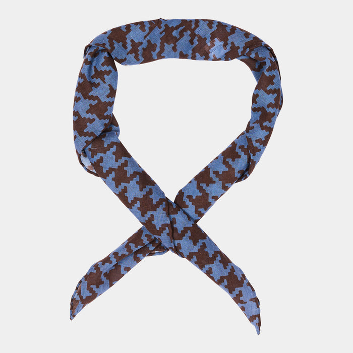 Saysky Bandana Blue Houndstooth 1047 OUASC101C1047