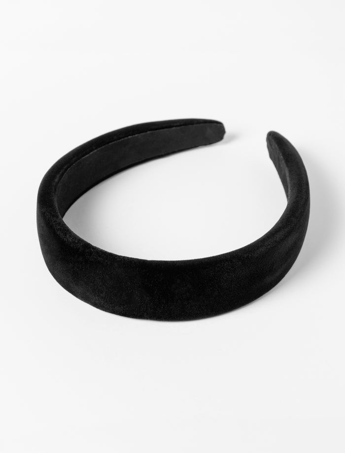 Bandeau en velours pour femme
