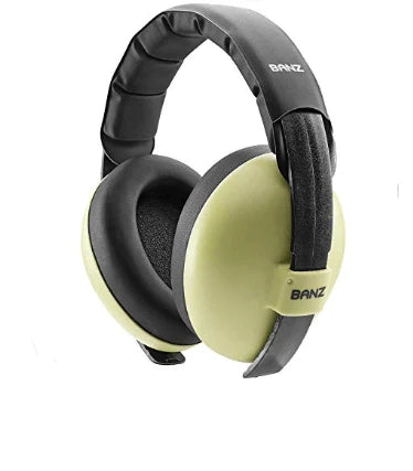 Banz Hearing Protection Earmuffs 0-2y - Leaf Green