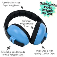 Banz Hearing Protection Earmuffs 0-2y - Sky Blue