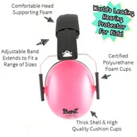 Banz Hearing Protection Earmuffs 2y+ - Petal Pink