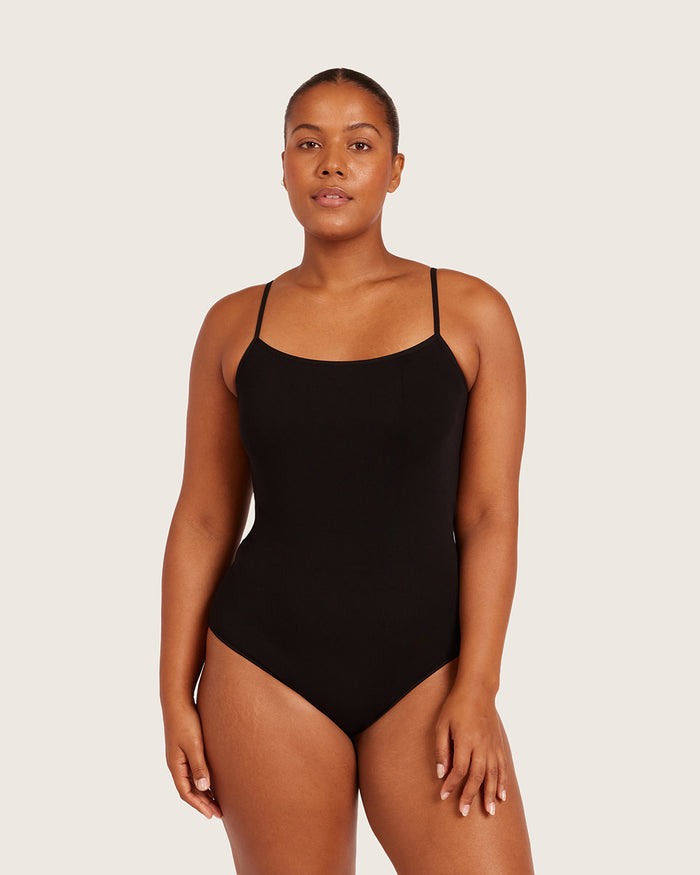Base Layer Cami Bodysuit - Black